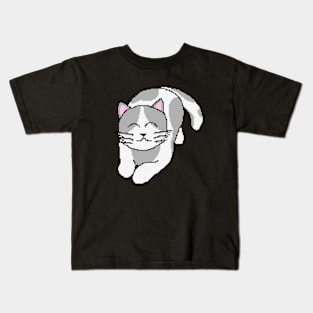 Cat pixel art Kids T-Shirt